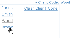 Removing or changing a client code