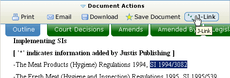 Using J-Link to display another document