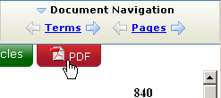 Tab for opening PDF files